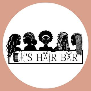 E.k's HAIR BAR Logo