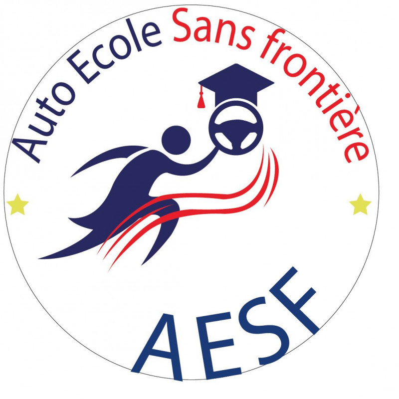 Auto Ecole Sans Frontière Logo